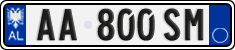 License plate of Albania, Cars (2011)
