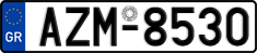 License plate of Greece, Cars