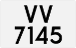 License plate of Hong Kong, AB 1234