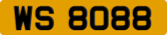 License plate of Hong Kong, AB 1234