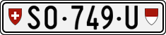 License plate of Switzerland, Dealer (with 