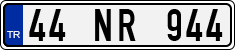 License plate of Turkey, Regular plates