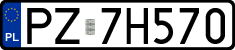 License plates of Poland, Regular car plates