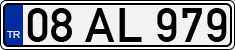 License plate of Turkey, Regular plates
