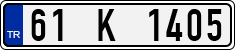 License plate of Turkey, Regular plates