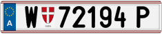 License plate of Austria, Regular plates