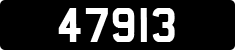 License plate of Guernsey, Regular plates