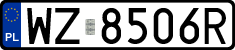 License plates of Poland, Regular car plates