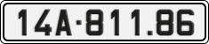License plate of Vietnam, Cars
