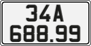 License plate of Vietnam, Cars