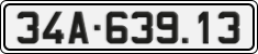 License plate of Vietnam, Cars