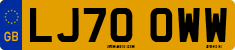 License plate of the United Kingdom, 2001 year system