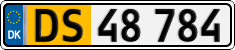 License plate of Denmark, Lower-taxed commercial vehicles