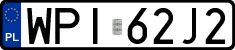 License plates of Poland, Regular car plates