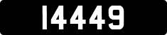 License plate of Guernsey, Regular plates