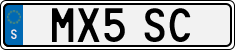 License plate of Sweden, Vanity Plates