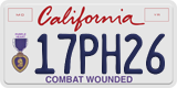 California, Purple Heart (12PH34, PH1234, 1234PH)