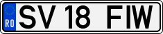 License plate of Romania, Regular plates