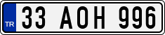 License plate of Turkey, Regular plates
