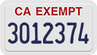 California, Exempt (1234567)