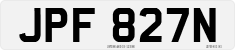 License plate of the United Kingdom, 1963 year system