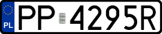 License plates of Poland, Regular car plates