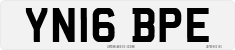 License plate of the United Kingdom, 2001 year system