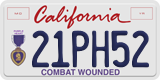 California, Purple Heart (12PH34, PH1234, 1234PH)