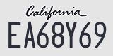 California, Temporary (AB12C34)