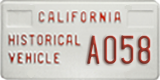 California, Historical (H/V XXXX)