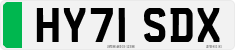 License plate of the United Kingdom, 2001 year system