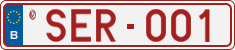 License plate of Belgium, Vanity Plates (2014)