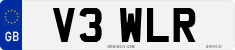 License plate of the United Kingdom, 1983 year system