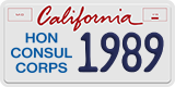 California, Honorary Consul Corps (H 1234)
