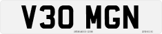 License plate of the United Kingdom, 1983 year system