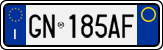 License plate of Italy, Cars (1994 year series)