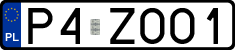 License plates of Poland, Vanity Plates