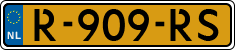 License plate of the Netherlands, Cars