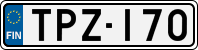 License plate of Finland, Cars