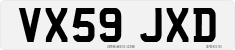 License plate of the United Kingdom, 2001 year system