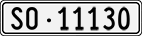 License plate of Switzerland, Cars