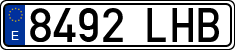 License plates of Spain, Ordinary (2000)