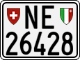 License plate of Switzerland, Motorcycles