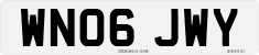 License plate of the United Kingdom, 2001 year system