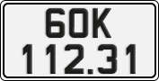 License plate of Vietnam, Cars