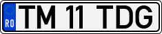 License plate of Romania, Regular plates