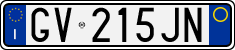 License plate of Italy, Cars (1994 year series)