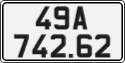 License plate of Vietnam, Cars