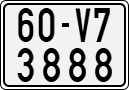 License plate of Vietnam, Motorcycles