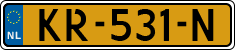 License plate of the Netherlands, Cars